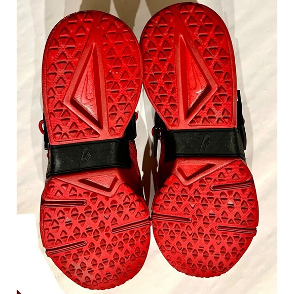 NIKE Air Hurache Gym red/black Boy’s Size 7 [AH7334-603] Pre-owned - Picture 5 of 7